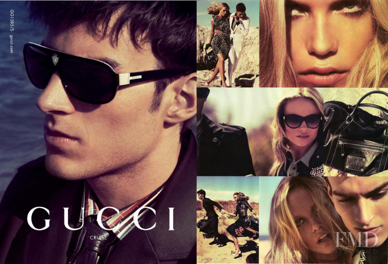 Natasha Poly featured in  the Gucci advertisement for Cruise 2008