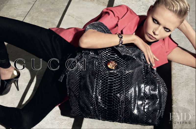 Natasha Poly featured in  the Gucci advertisement for Spring/Summer 2008