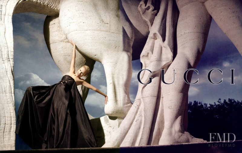 Natasha Poly featured in  the Gucci advertisement for Spring/Summer 2008
