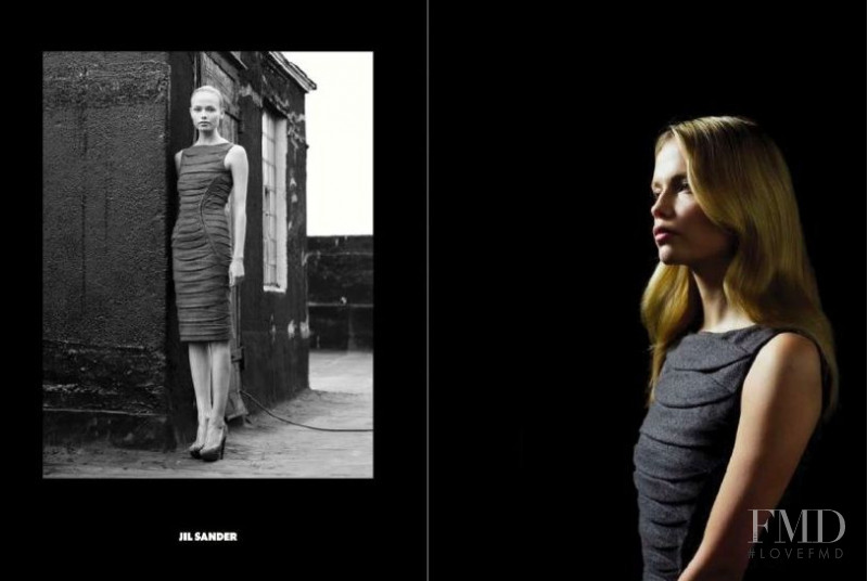 Natasha Poly featured in  the Jil Sander advertisement for Autumn/Winter 2008