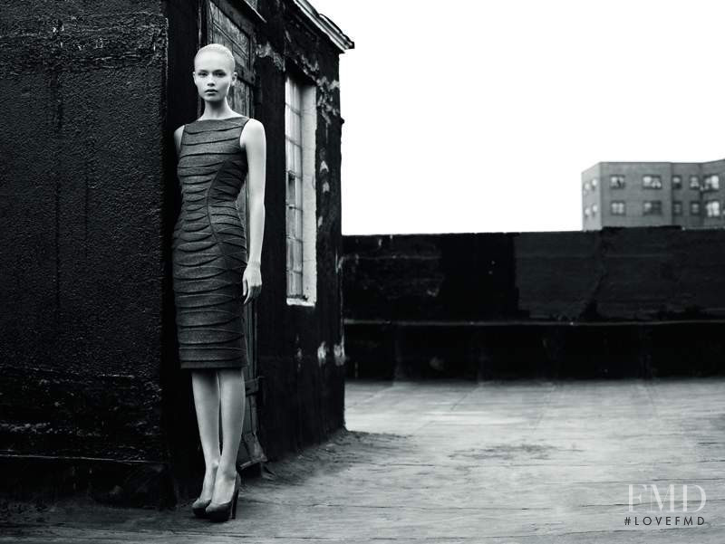 Natasha Poly featured in  the Jil Sander advertisement for Autumn/Winter 2008