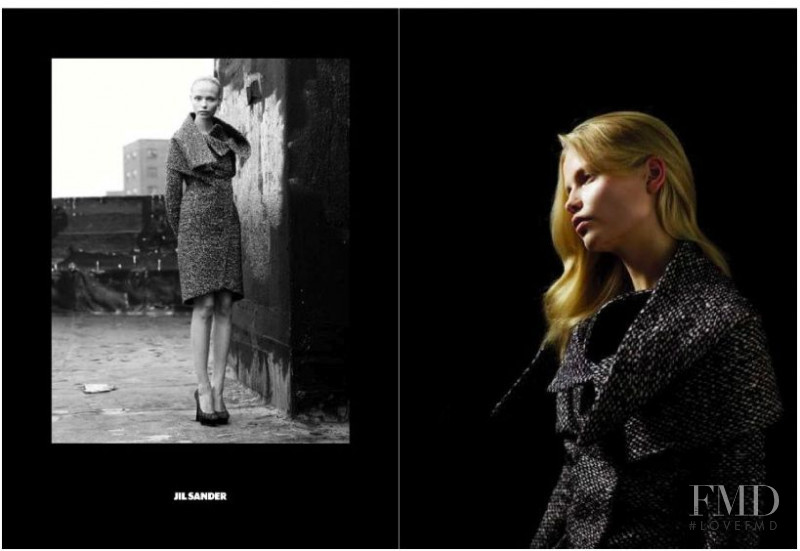 Natasha Poly featured in  the Jil Sander advertisement for Autumn/Winter 2008