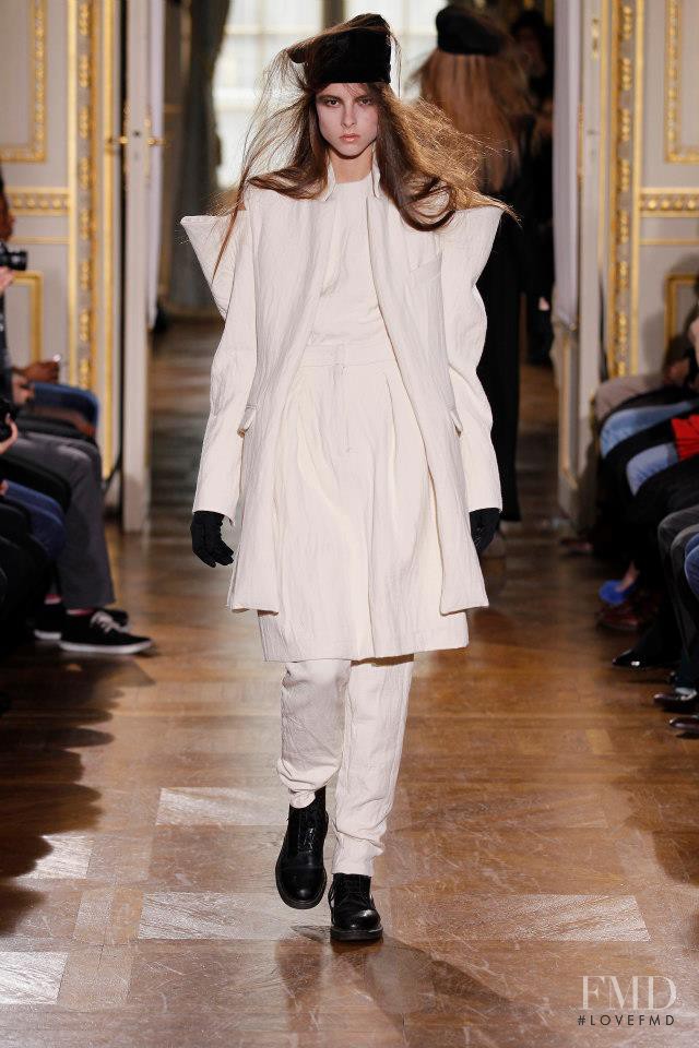 Isaac Lindsay featured in  the Moon Young Hee fashion show for Autumn/Winter 2012