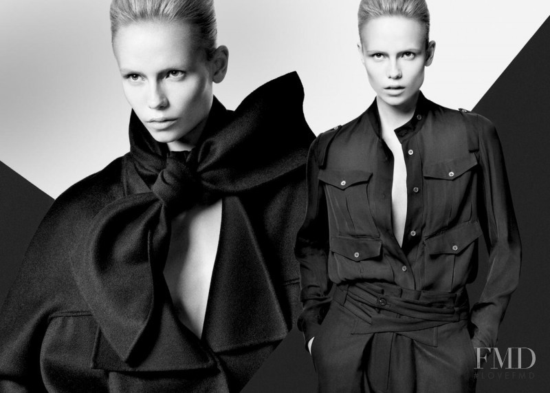 Natasha Poly featured in  the TSE advertisement for Autumn/Winter 2008