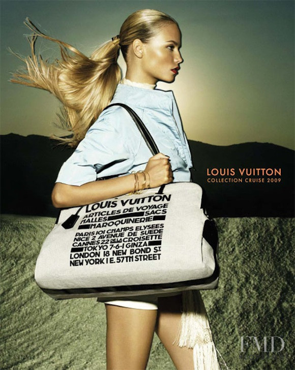 Natasha Poly featured in  the Louis Vuitton catalogue for Cruise 2009