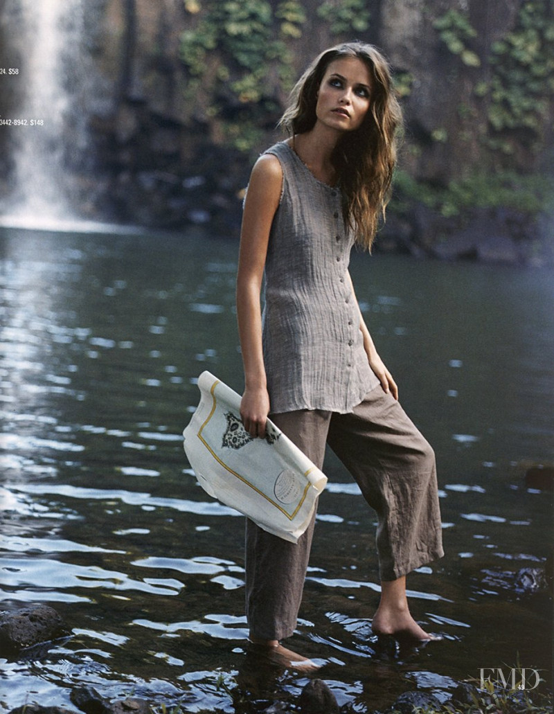 Natasha Poly featured in  the Saks Fifth Avenue catalogue for Spring/Summer 2006