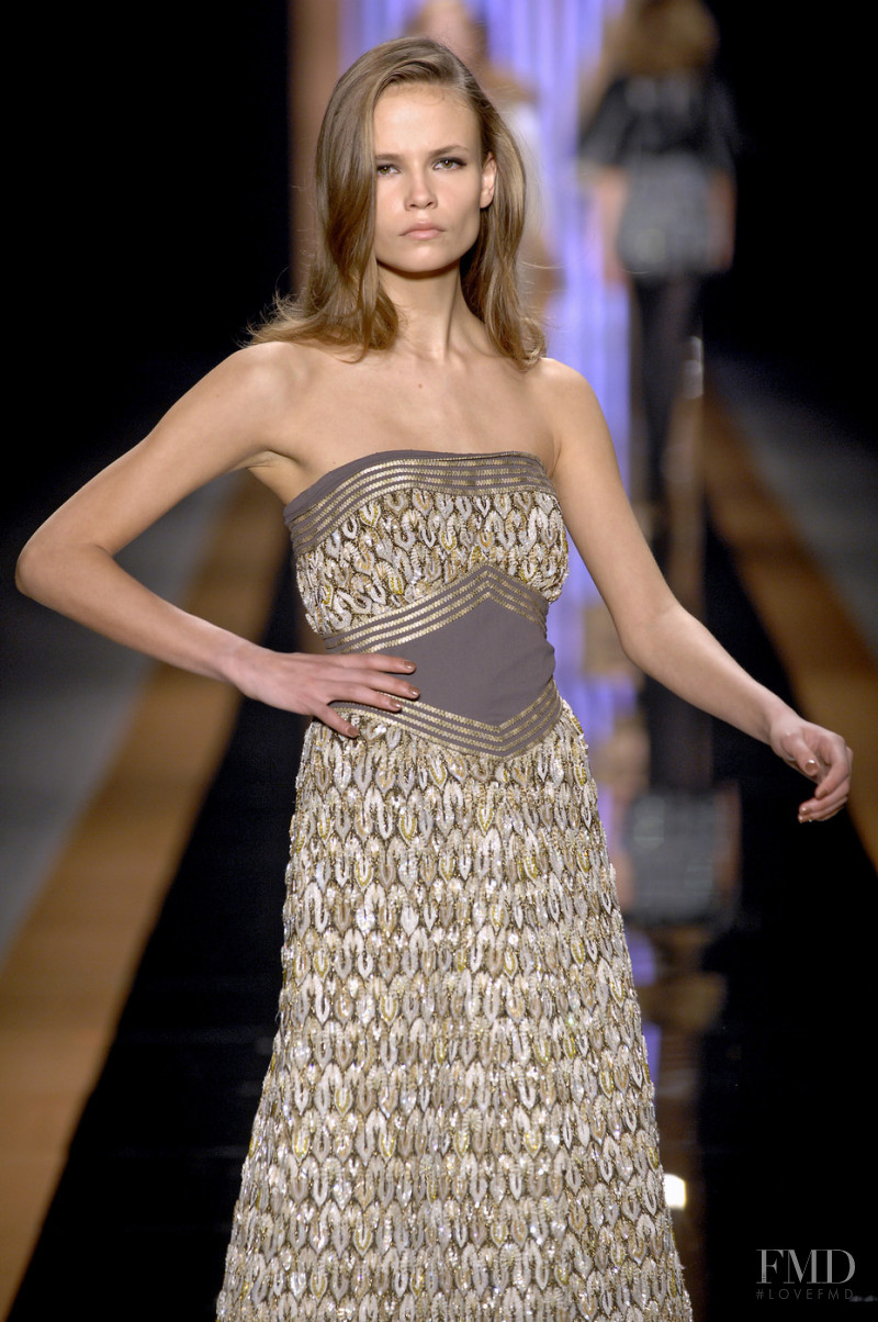 Natasha Poly featured in  the Missoni fashion show for Autumn/Winter 2007