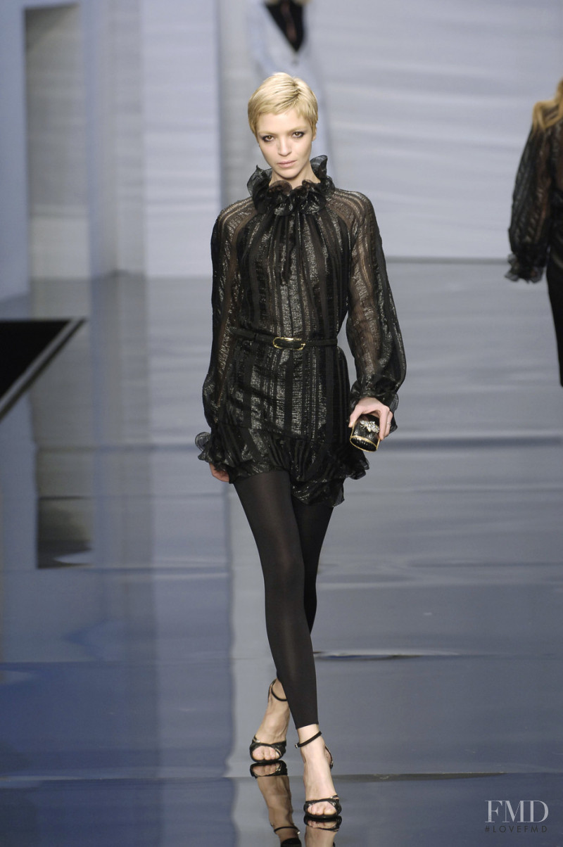 Mariacarla Boscono featured in  the Gai Mattiolo fashion show for Autumn/Winter 2006