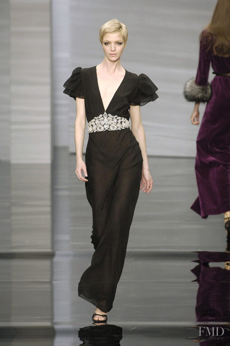 Mariacarla Boscono featured in  the Gai Mattiolo fashion show for Autumn/Winter 2006