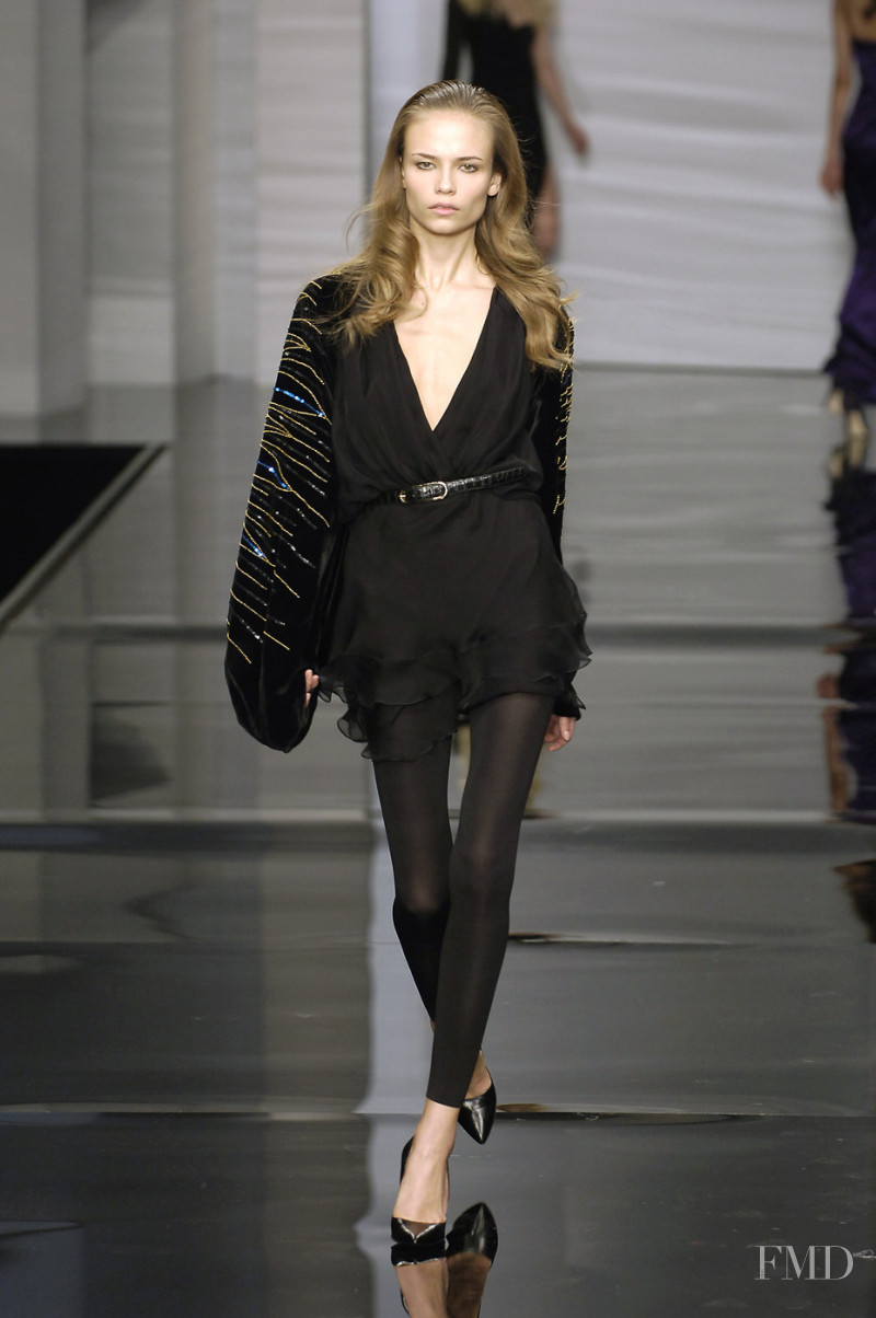 Natasha Poly featured in  the Gai Mattiolo fashion show for Autumn/Winter 2006