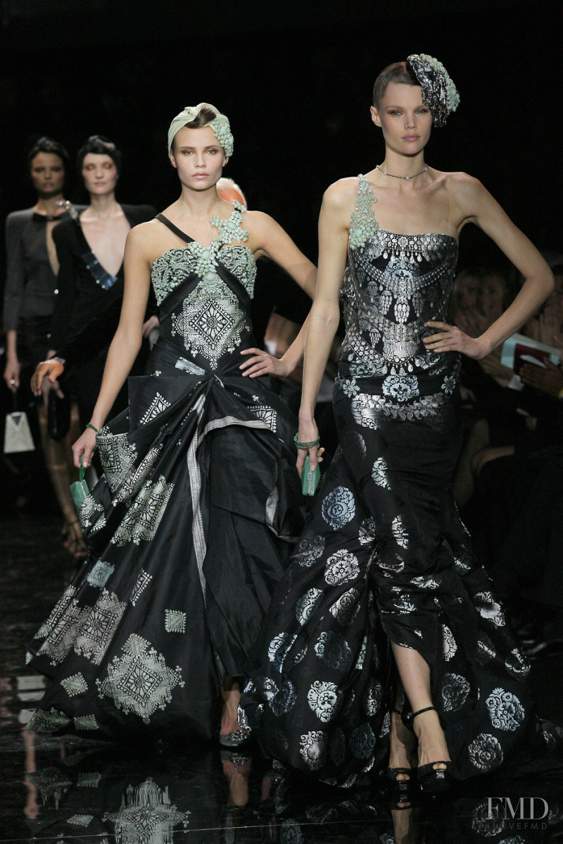 Natasha Poly featured in  the Armani Prive fashion show for Spring/Summer 2007