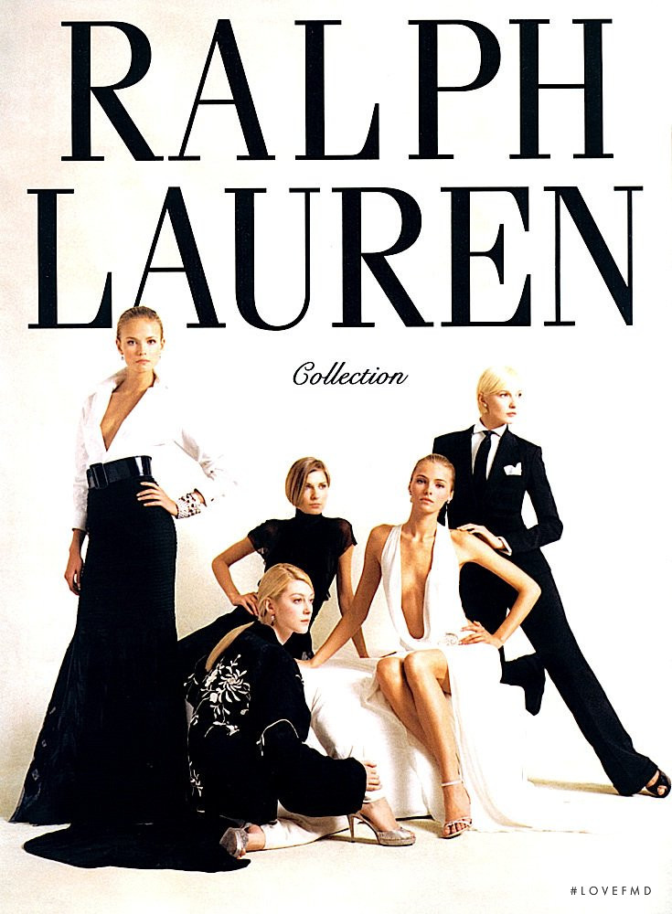 Natasha Poly featured in  the Ralph Lauren Collection advertisement for Spring/Summer 2007