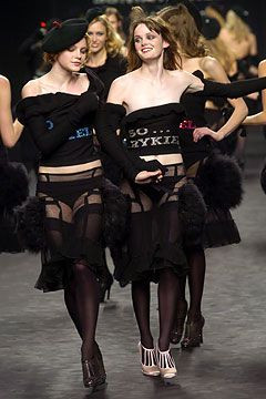 Sonia Rykiel fashion show for Autumn/Winter 2004