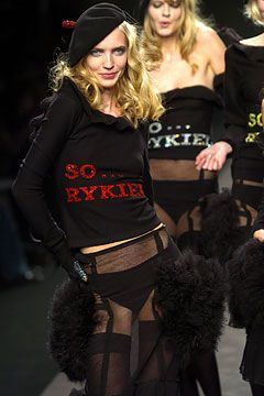 Sonia Rykiel fashion show for Autumn/Winter 2004