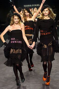 Sonia Rykiel fashion show for Autumn/Winter 2004