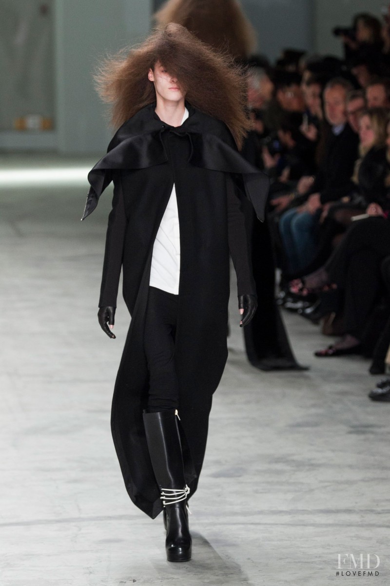 Kremi Otashliyska featured in  the Rick Owens fashion show for Autumn/Winter 2013