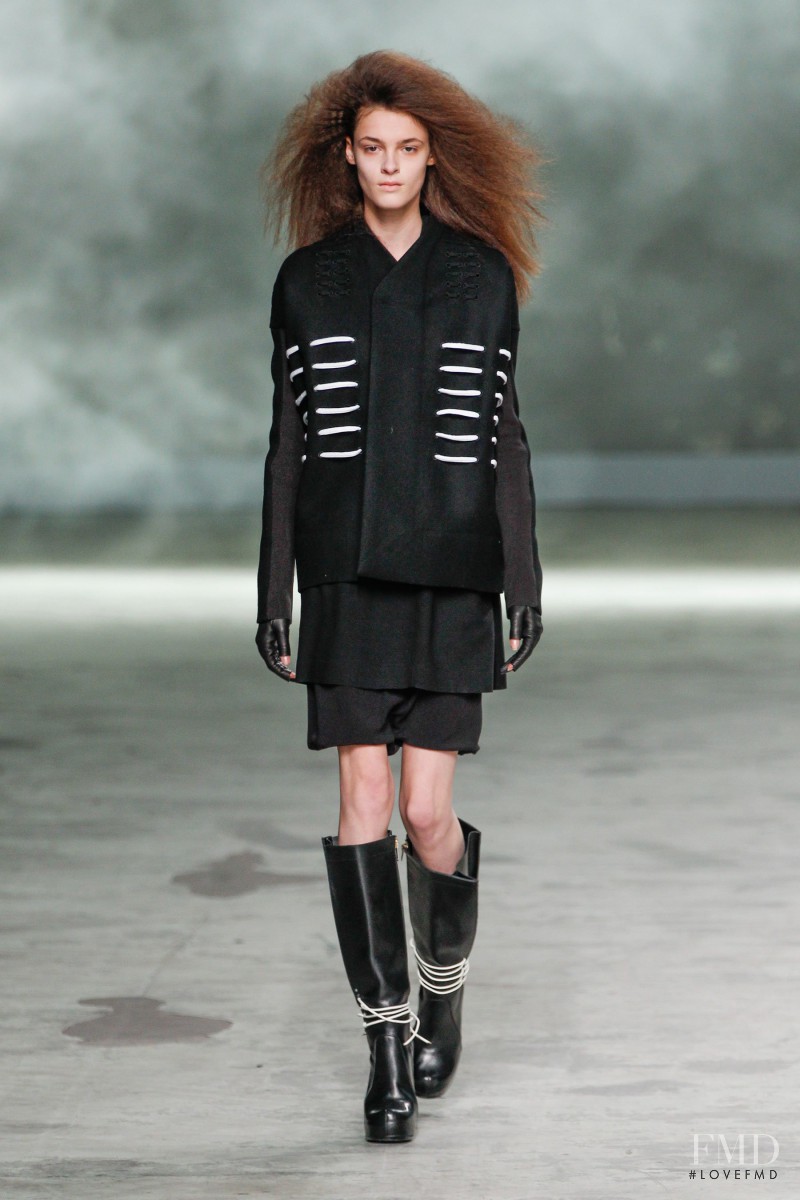 Kremi Otashliyska featured in  the Rick Owens fashion show for Autumn/Winter 2013