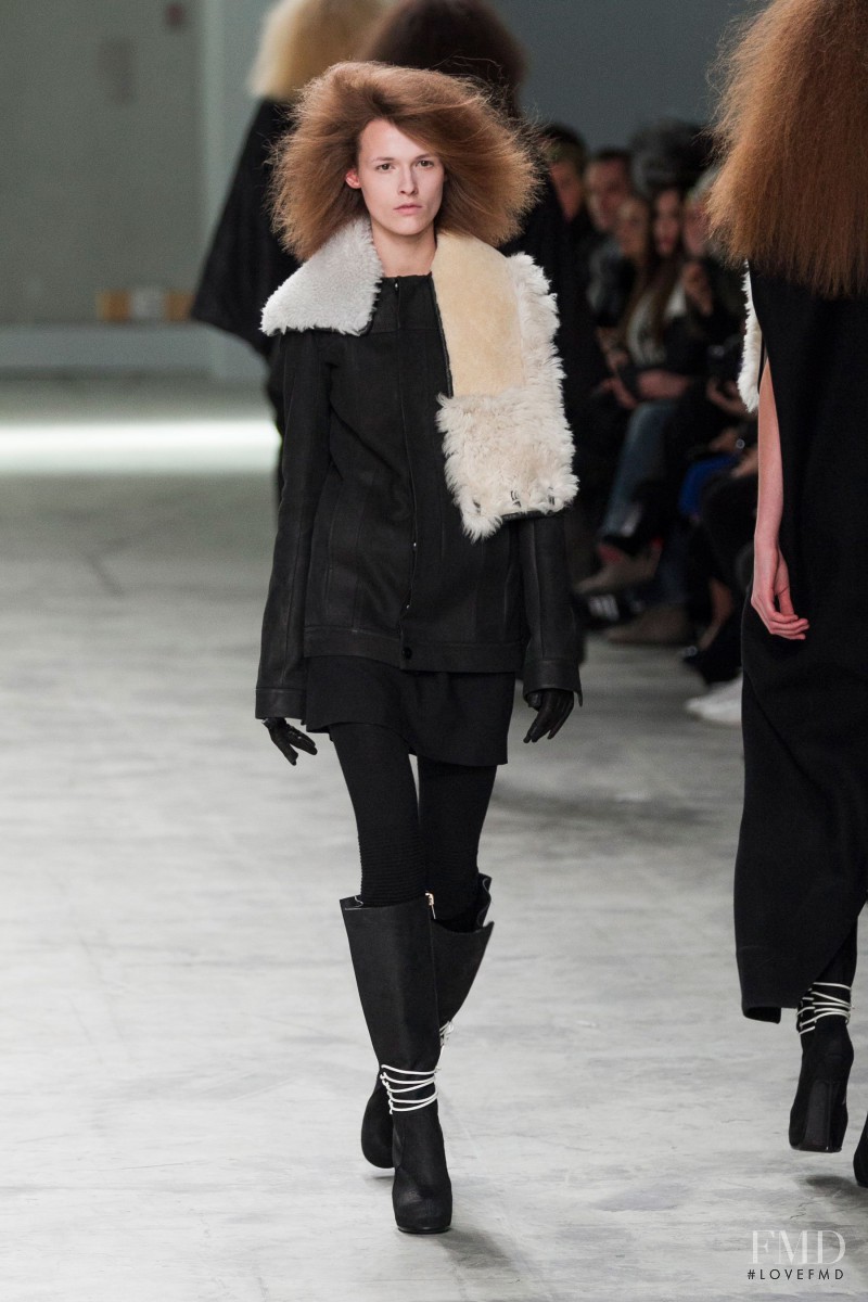 Emma  Oak featured in  the Rick Owens fashion show for Autumn/Winter 2013