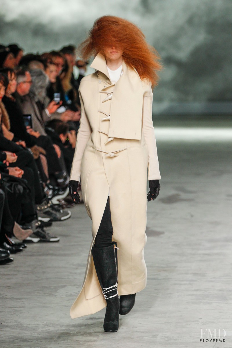 Magdalena Jasek featured in  the Rick Owens fashion show for Autumn/Winter 2013