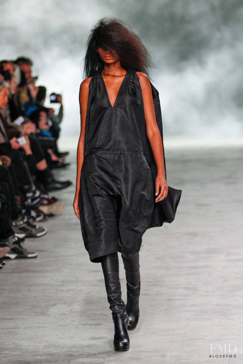 Shena Moulton featured in  the Rick Owens fashion show for Autumn/Winter 2013