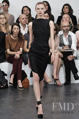 Olga Sherer featured in  the Roland Mouret fashion show for Resort 2009