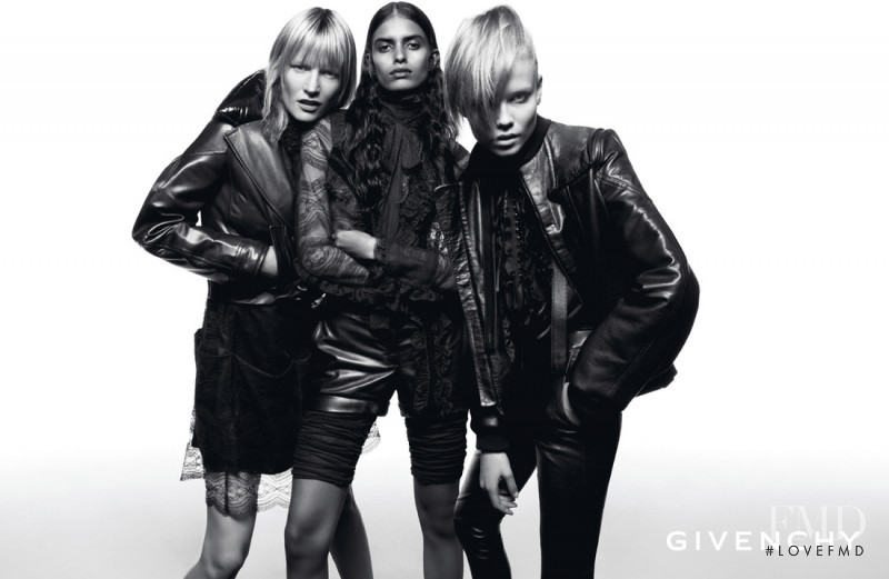 Kirsty Hume featured in  the Givenchy advertisement for Autumn/Winter 2008