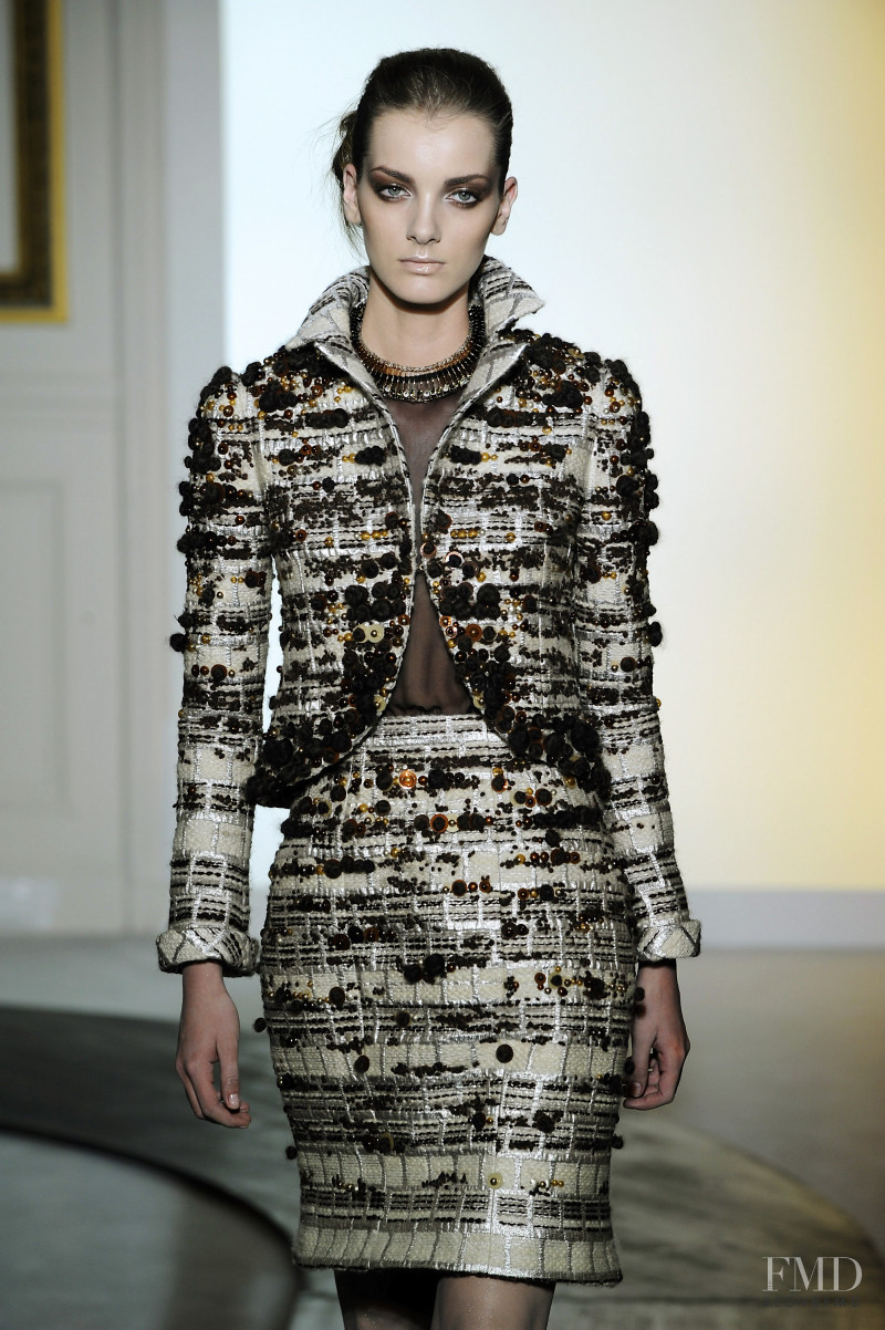 Denisa Dvorakova featured in  the Valentino Couture fashion show for Autumn/Winter 2008
