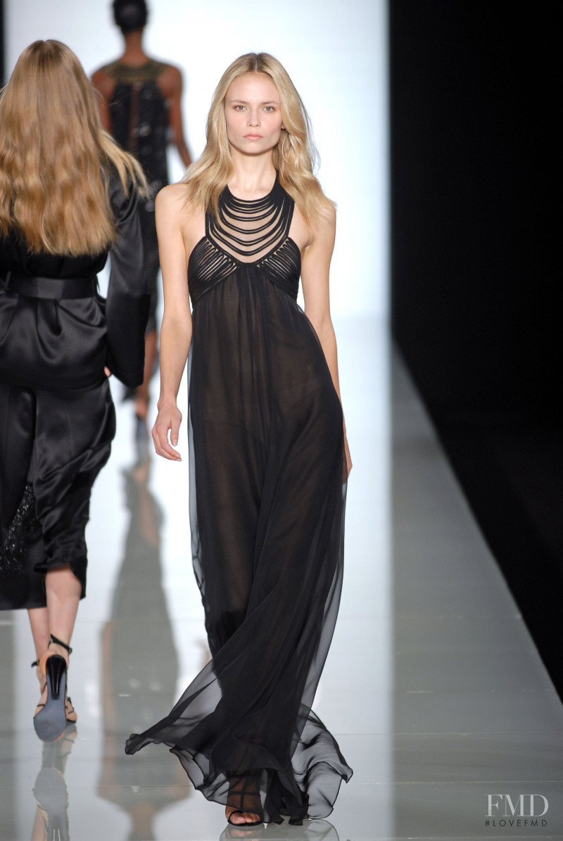 Natasha Poly featured in  the Gai Mattiolo fashion show for Spring/Summer 2008