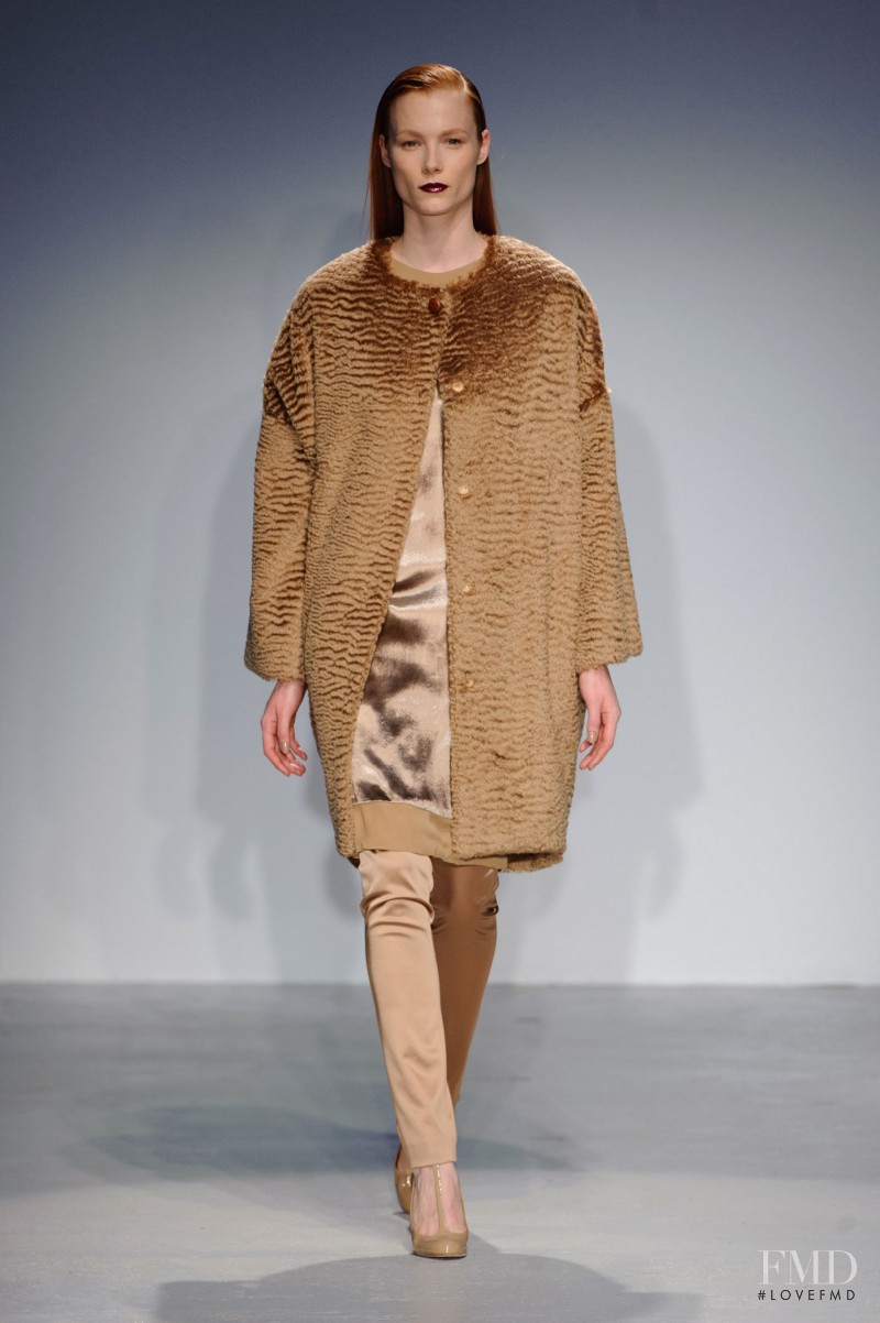Ilona Swagemakers featured in  the Veronique Branquinho fashion show for Autumn/Winter 2013