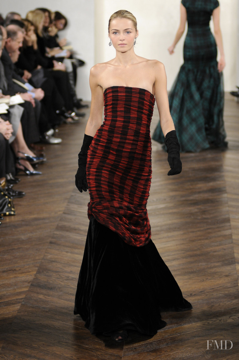 Valentina Zelyaeva featured in  the Ralph Lauren Collection fashion show for Autumn/Winter 2008