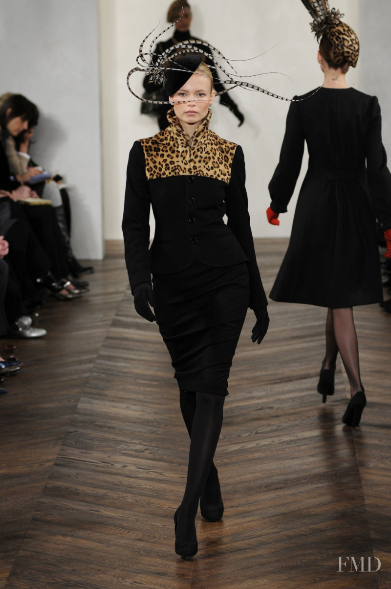 Natasha Poly featured in  the Ralph Lauren Collection fashion show for Autumn/Winter 2008