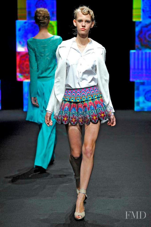 Charlotte Nolting featured in  the Lie Sang Bong fashion show for Spring/Summer 2012