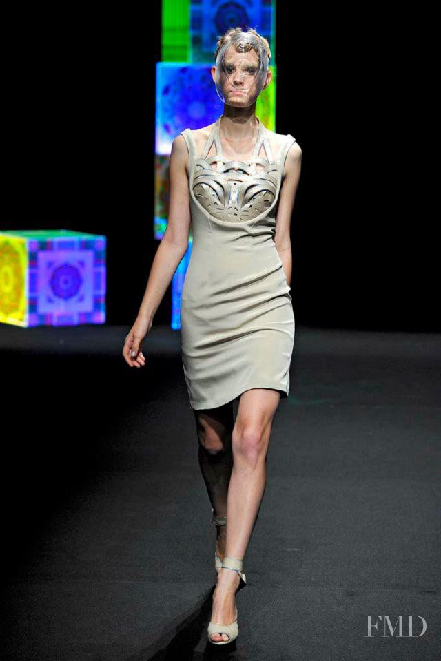Charlotte Nolting featured in  the Lie Sang Bong fashion show for Spring/Summer 2012
