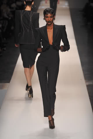 Sessilee Lopez featured in  the Jean Paul Gaultier Haute Couture fashion show for Spring/Summer 2009