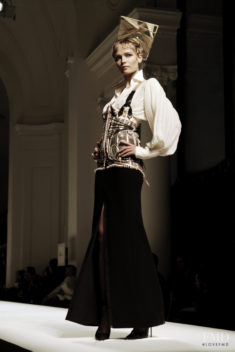 Natasha Poly featured in  the Jean Paul Gaultier Haute Couture fashion show for Spring/Summer 2009