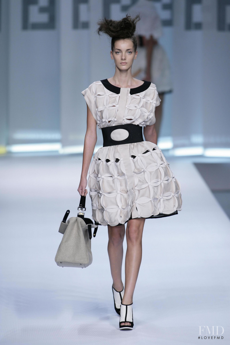 Denisa Dvorakova featured in  the Fendi fashion show for Spring/Summer 2009