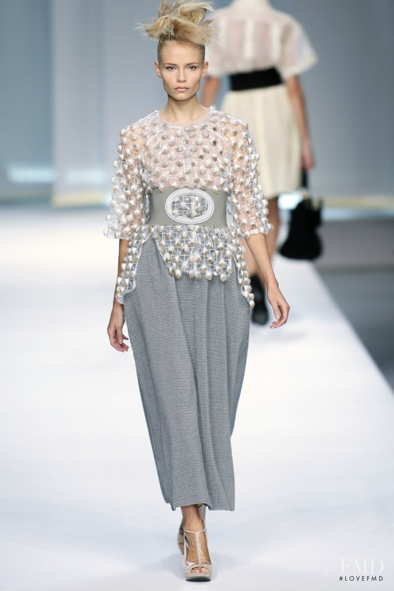 Natasha Poly featured in  the Fendi fashion show for Spring/Summer 2009