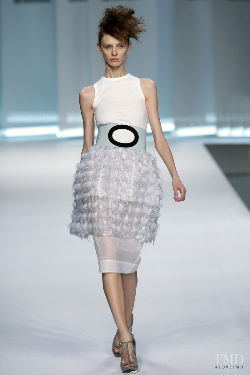 Olga Sherer featured in  the Fendi fashion show for Spring/Summer 2009