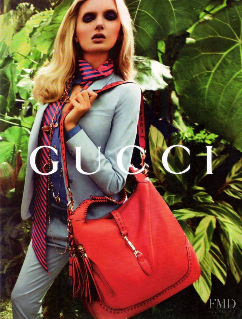 Lily Donaldson featured in  the Gucci advertisement for Spring/Summer 2009