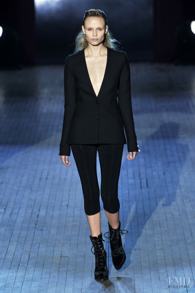 Natasha Poly featured in  the Alexander Wang fashion show for Autumn/Winter 2009