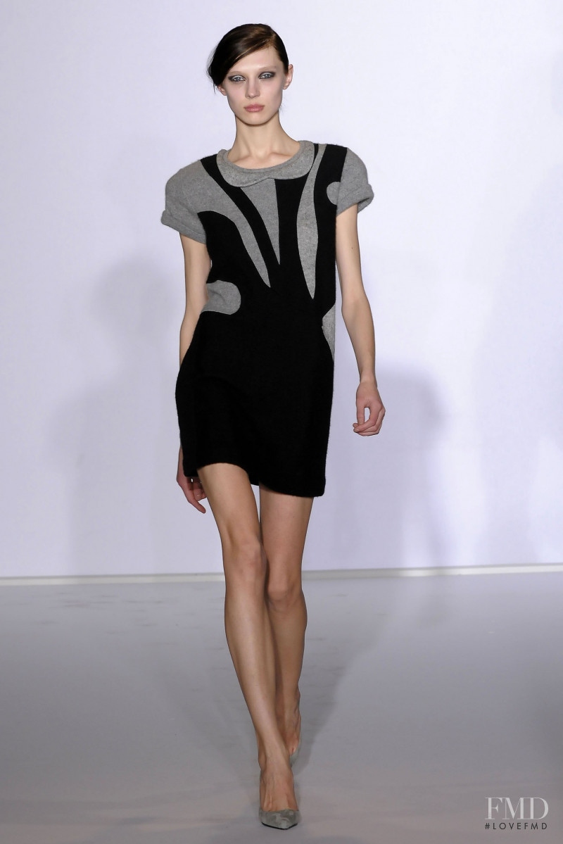 Olga Sherer featured in  the Preen by Thornton Bregazzi fashion show for Autumn/Winter 2009