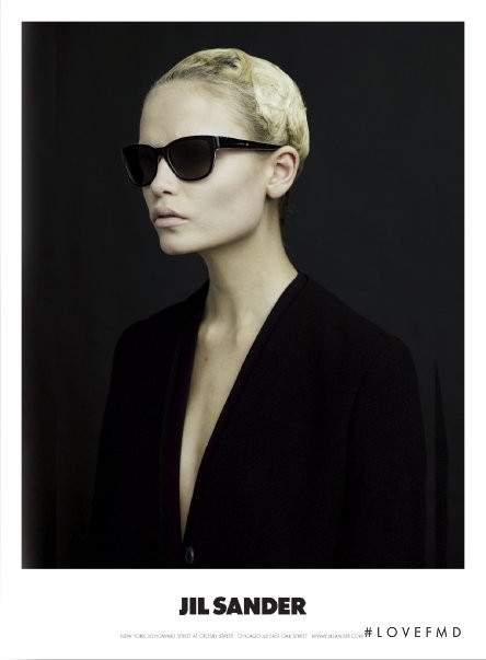 Natasha Poly featured in  the Jil Sander advertisement for Autumn/Winter 2009
