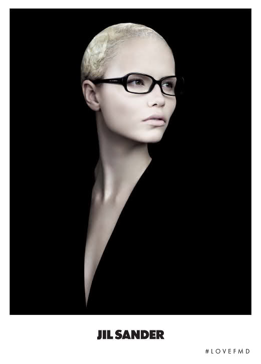 Natasha Poly featured in  the Jil Sander advertisement for Autumn/Winter 2009
