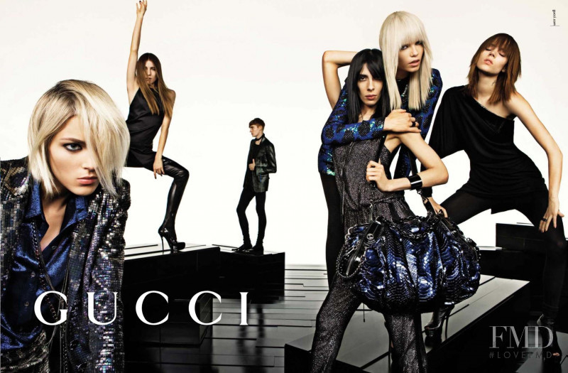 Anja Rubik featured in  the Gucci advertisement for Autumn/Winter 2009