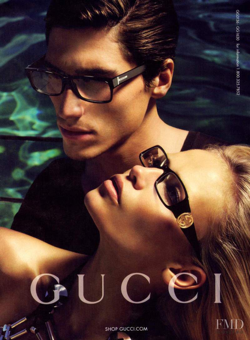 Natasha Poly featured in  the Gucci Eyewear advertisement for Spring/Summer 2010