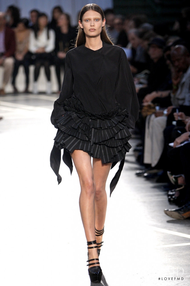 Bianca Balti featured in  the Givenchy fashion show for Spring/Summer 2010