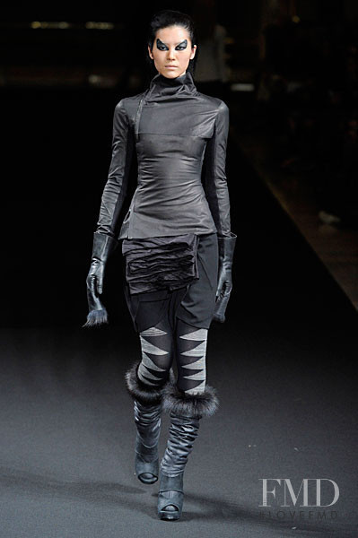 Liu Wen featured in  the Rick Owens Gleam fashion show for Autumn/Winter 2010