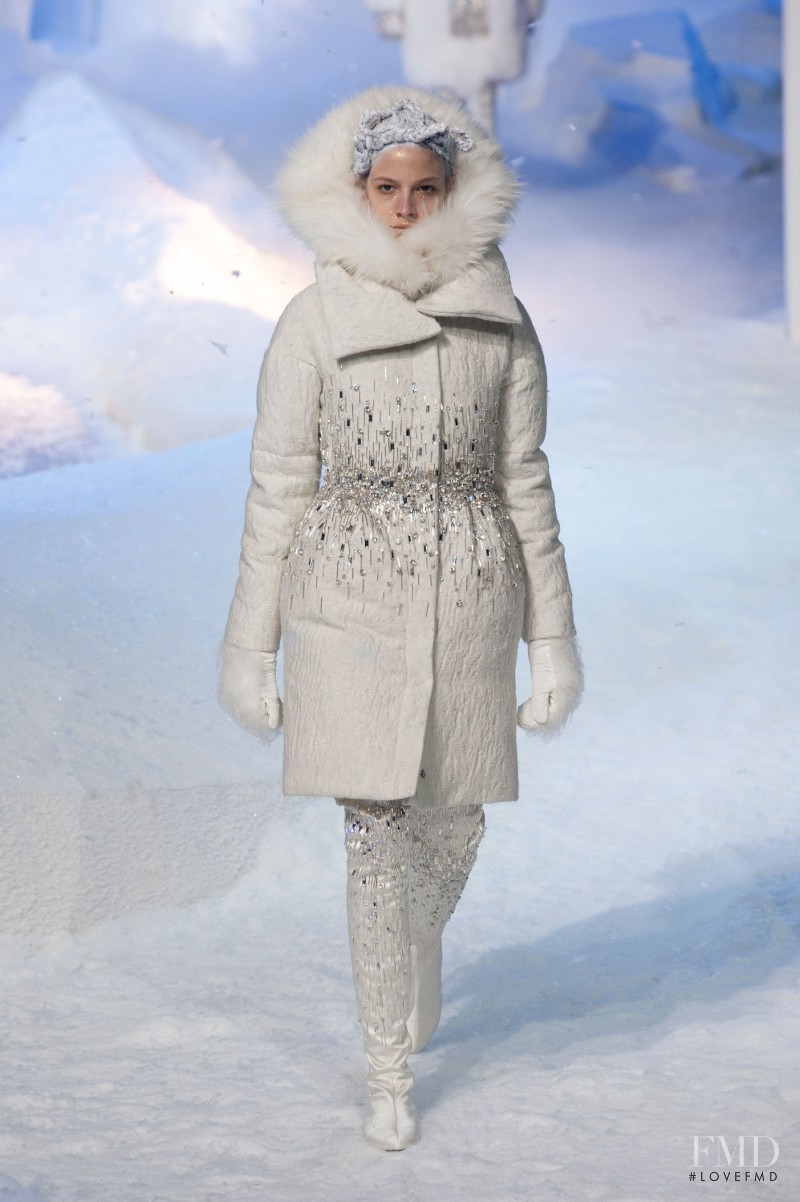 Kremi Otashliyska featured in  the Moncler Gamme Rouge fashion show for Autumn/Winter 2013