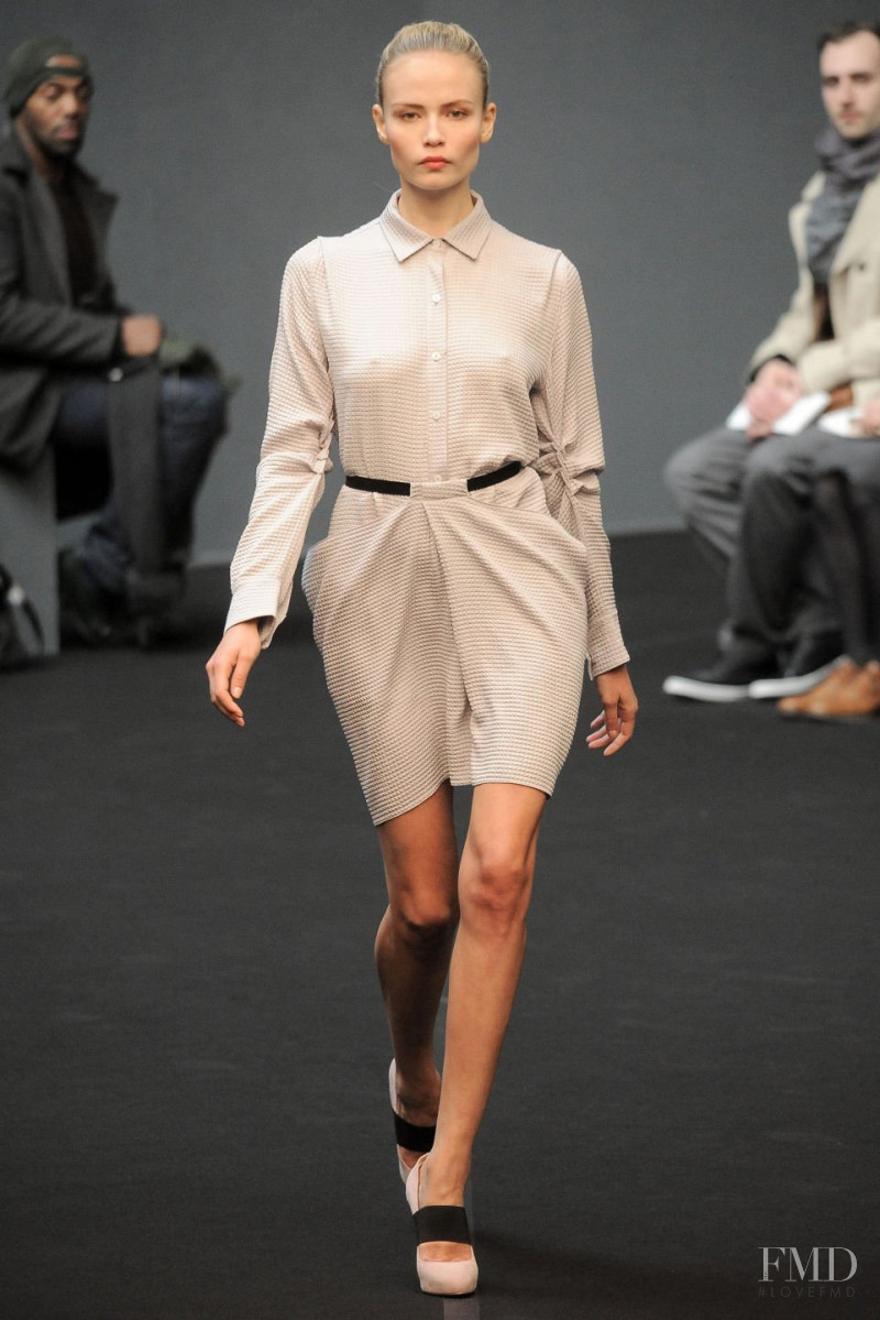 Natasha Poly featured in  the Roland Mouret fashion show for Autumn/Winter 2010