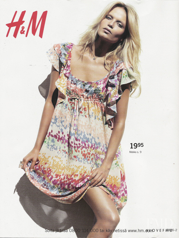 Natasha Poly featured in  the H&M The Garden Collection  catalogue for Spring/Summer 2010